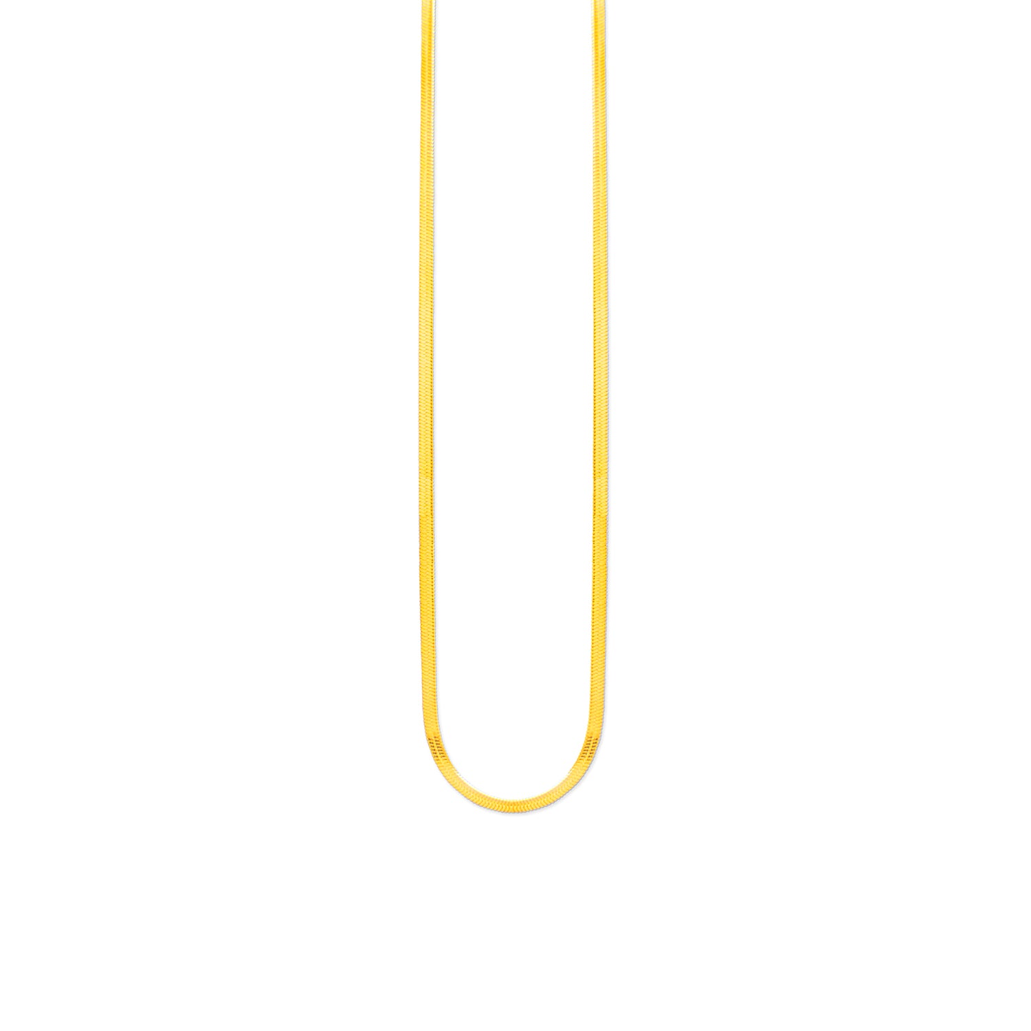 GOLDEN HERRINGBONE NECKLACE