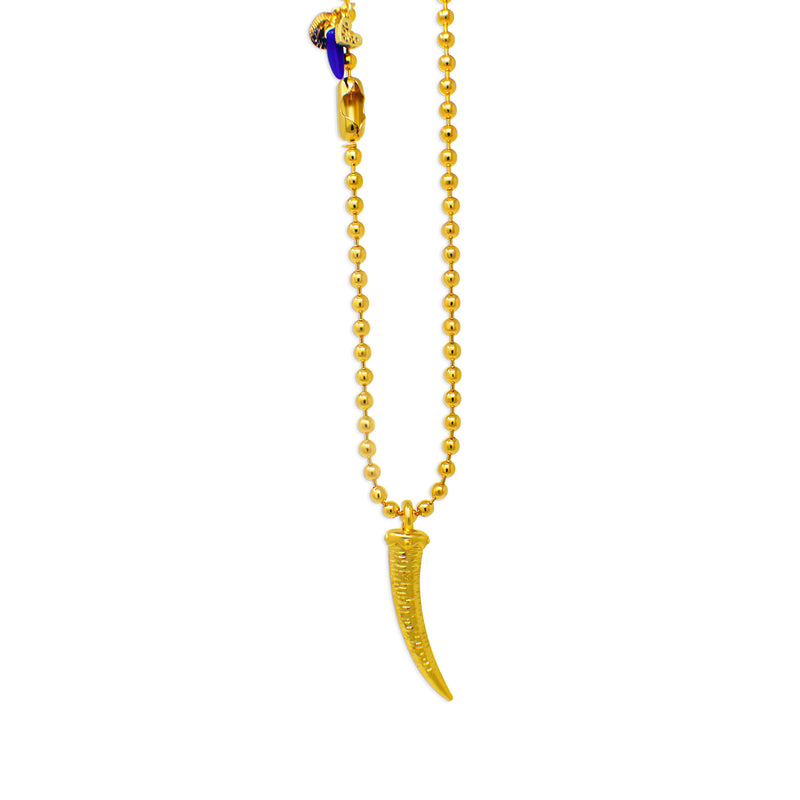 GOLDEN HORN NECKLACE