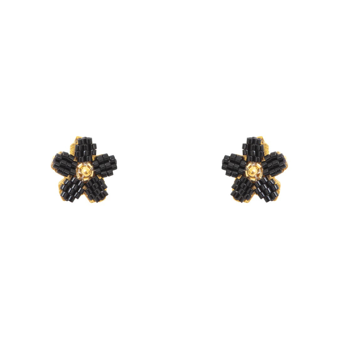 MIYUKI DAISY STUD EARRINGS